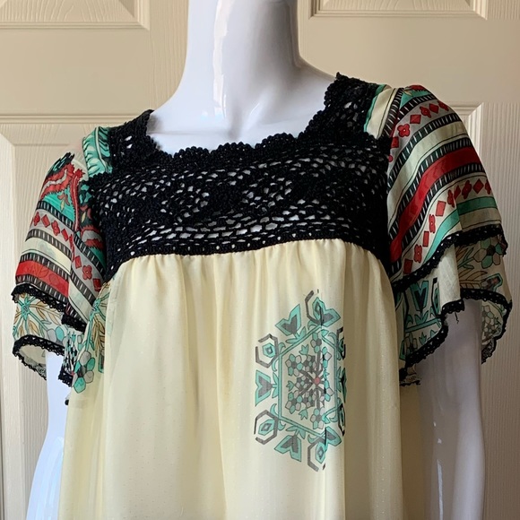 Lumier - women’s mini boho dress (Size S) - Picture 3 of 6